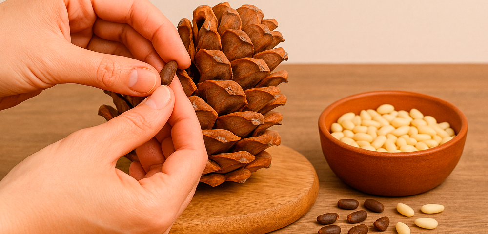 ¿Cómo se extraen los piñones de la piña? 1 Cómo-se-extraen-los-piñones-de-la-piña