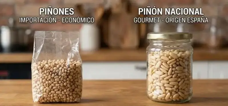 Piñones de Supermercado vs. Piñón Gourmet
